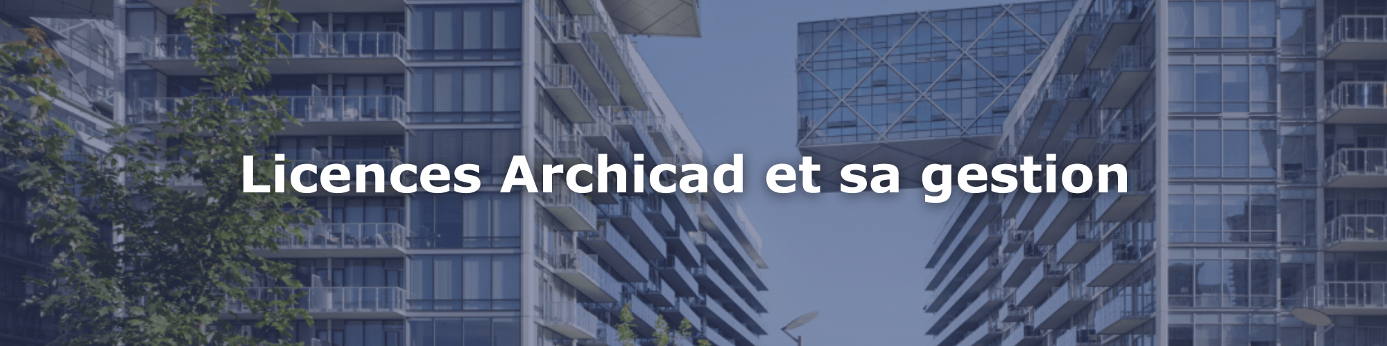 Licences Archicad et sa gestion